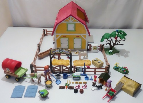 Lot playmobil poney - lot, ranch-