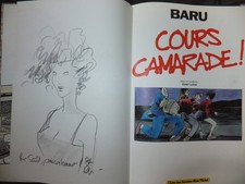 BD COURS CAMARADE ! / EO 1988 AVEC DESSIN ET DÉDICACE DE BARU /
