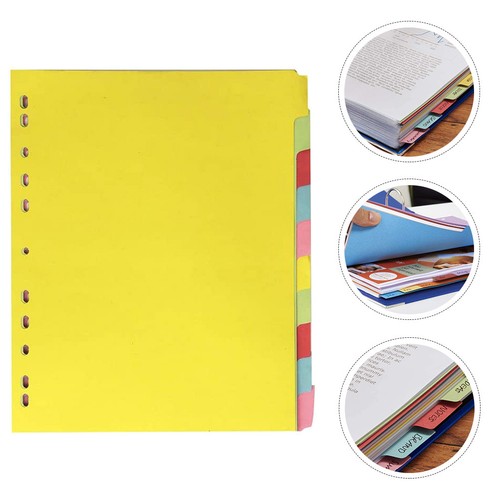 Pcs page dividers - 12,