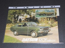 DATSUN 120Y saloons brochure catalogue prospectus édition année 1976 / English
