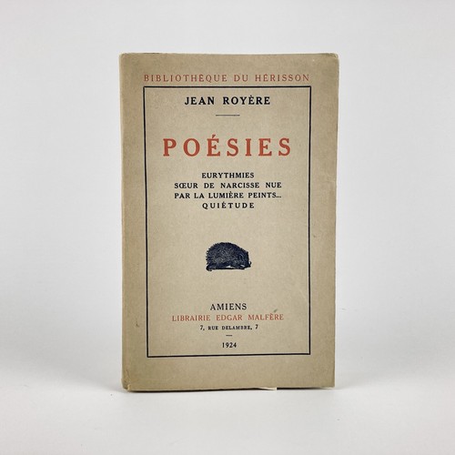 Jean royère poésies - jean,