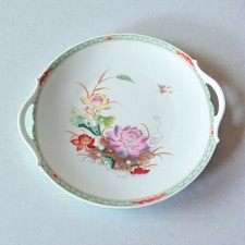 Limoges Raynaud. Plat à gâteaux en porcelaine modèle Bri-Jit-Sou