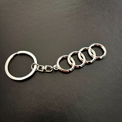 Porte clés audi métal - audi, chrome