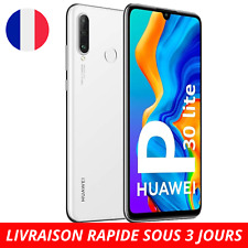 Huawei P30 Lite 128Go Blanc Perle NEUF Débloqué 4G Dual SIM Android 6.15"