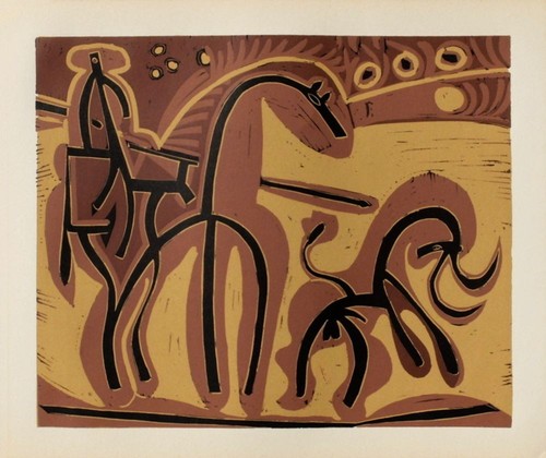 Pablo picasso linogravure - pablo,