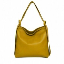 Sac femme en cuir transformable en sac à dos, artisanat florentin.