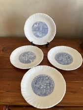 4 assiettes publicitaires Esso