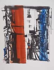 Maria Helena VIEIRA DA SILVA : Arrivée en ville, Lithographie originale