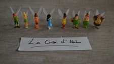 Lot de 8 mini figurines Peter Pan, Clochette et les féées - Disney OFFICIEL rare