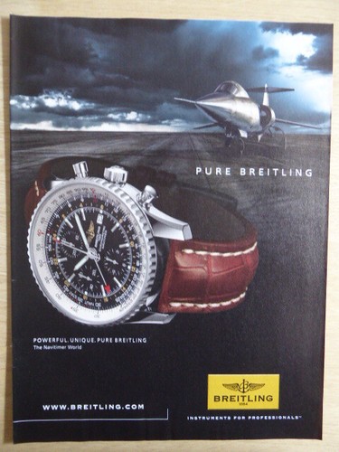 2011 pub montre - montre, breitling