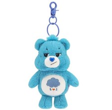Peluche Bisounours Bleu Gros Touronchon Porte Clé/ Sac À Main
