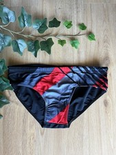Slip De Bain 🌊 Maillot Homme Noir Rouge 🌊 Taille M