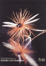 Ancien catalogue Pezon & Michel : mouches Madame de CHAMBERET, pêche au moulinet