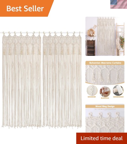 2pcs macrame curtains 37 - 2pcs, 79
