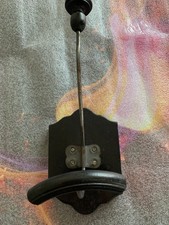 Ancien porte-manteau mural à  1  patère  noire  -