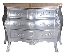 Baroque Commode Argent Coffre