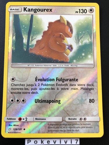 Carte pokemon kangourex - carte,