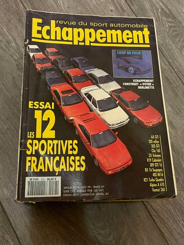 Revue échappement 274 - revue, n°274