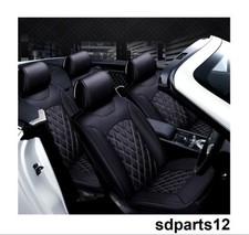 Housses de Siège Cuir PU Noir