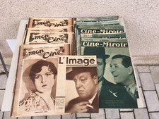 Lot de 23 anciens magazines / Ciné-miroir / Mon ciné / Revues / Cinéma