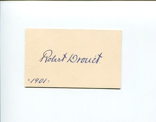 Robert drouet early - robert,