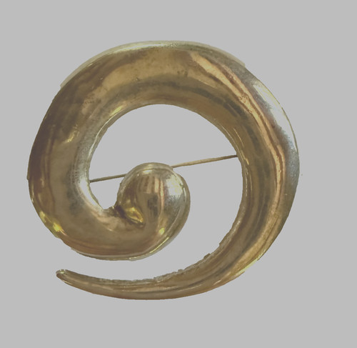 Broche vintage métal - , couleur