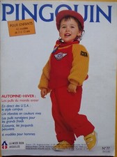 § catalogue ancien laine tricot PINGOUIN n° 77 enfants