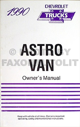 1990 chevrolet astro - astro, van