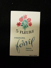 carte parfumée FORVIL paris 5