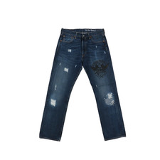 Jeans Levi's 501 Personnalisé W33 L32 Usagé Denim (Cod.SJ661) Levis