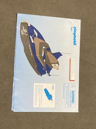 Playmobil 4882 notice vaisseau - playmobil,