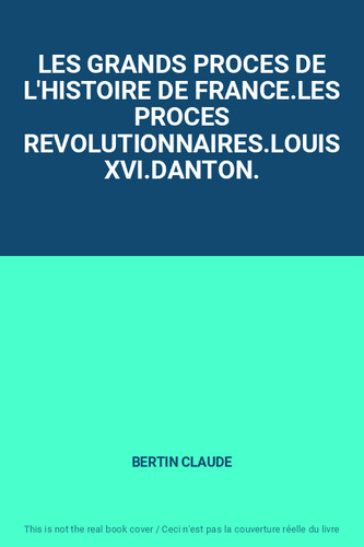 Les grands proces - les,