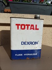 Bidon d'huile Ancien Total