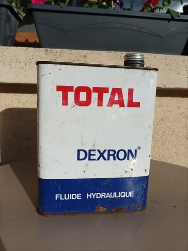 Bidon huile ancien total - bidon, d'huile