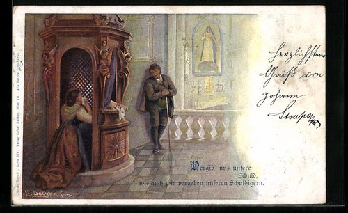 Carte postale artiste e - d'artiste,