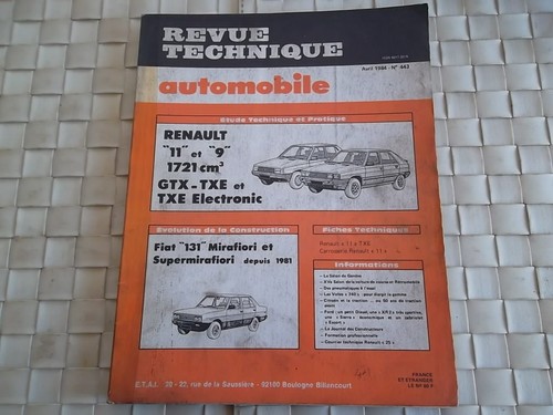Revue technique renault - revue,