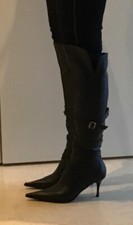 CUISSARDES FEMME CUIR NOIR 37