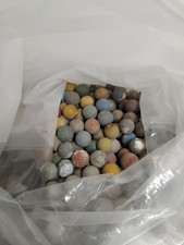 Ancien Lot De 244 Billes En Terre Et 4 Boulets  Année 50  Vintage ( Réf :Mag)