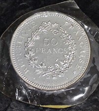 Piece de 50 francs Argent  Hercule 1980 - Fleur de Coin - FDC
