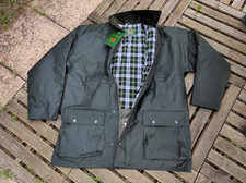 Veste Manteau XL GREENBELT  100% coton ciré fabriqué en Angleterre  jamais porté