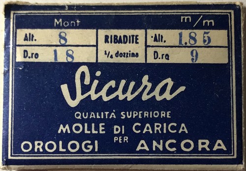 Sicura 1 ressort - sicura, 1x=1