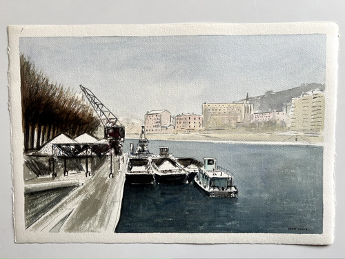 Aquarelle originale - originale, de