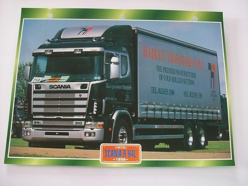 Carte fiche camion porteur - fiche,