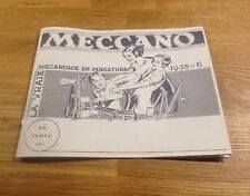 Copie de catalogue Hornby Meccano Dinky Toys 1932 - 1936 Train Canot Voiture