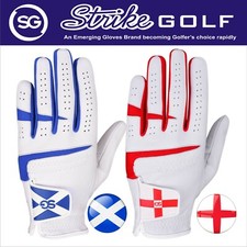 SG Hommes Cabretta Golf Cuir Gants Angleterre Ecosse Logo Qualité Premium