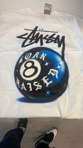 Born raised stussy tee shirt - raised,