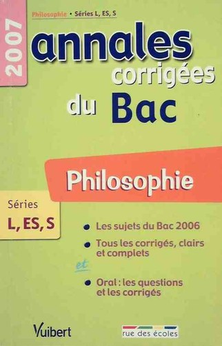 Annales corrigées bac séries - corrigées,