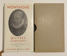Pléiade Montaigne - Œuvres