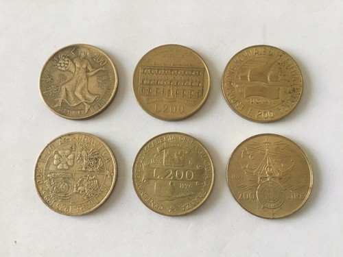 Italie pièces commemorative - pièces,