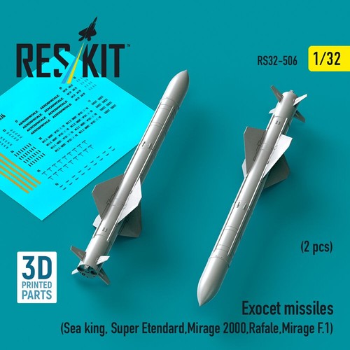 Exocet missiles sea - exocet, pcs)